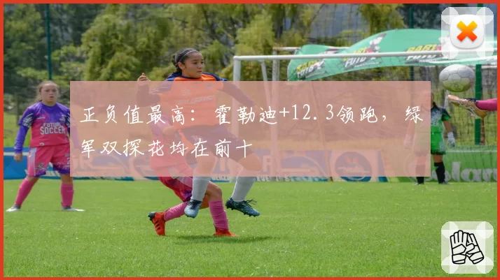 正负值最高:霍勒迪+12.3领跑,绿军双探花均在前十